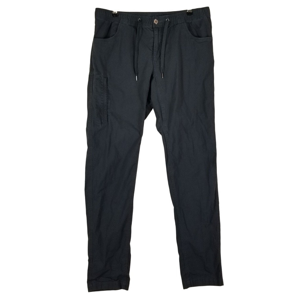 BYLT Premium Basics BYLT Pant Mens XL Gray Ripstop Elastic Waist‎ Cargo Joggers